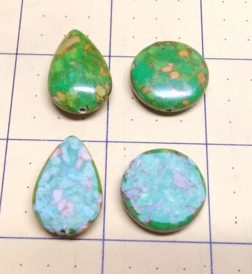 Judy Larson's Bead, Shell, and Rock Cabochons - Idea 2, Wire Jewelry Design, , bead cabochons